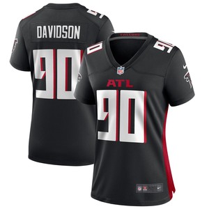 Marlon Davidson Atlanta Falcons Womens Game Jersey - Black Nfl