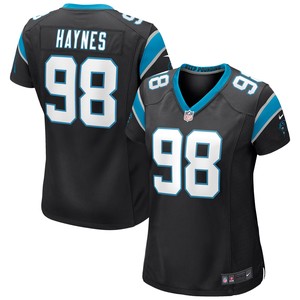 Marquis Haynes Carolina Panthers Womens Game Jersey - Black Nfl