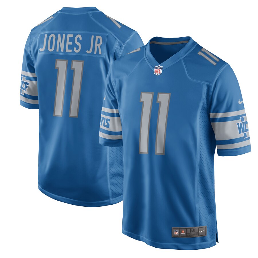 Marvin Jones Jr Detroit Lions Nike 2017 Game Jersey - Blue - Cocomos