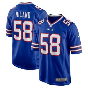 Matt Milano Buffalo Bills Game Player Jersey - Royal Nfl