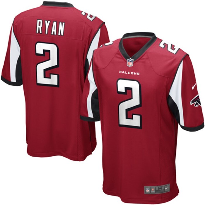 Matt Ryan Atlanta Falcons Nike Game Jersey - Red - Cocomos