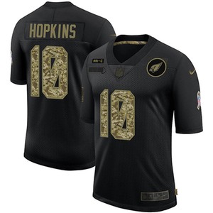 Mens Arizona Cardinals #10 Deandre Hopkins 2020 Black Camo Salute To Service Stitched Nfl Jersey - Cocomos