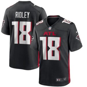 Mens Atlanta Falcons Calvin Ridley Nike Black Game Jersey - Cocomos