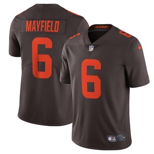 Mens Cleveland Browns Baker Mayfield Nike Brown Alternate Vapor Limited Jersey