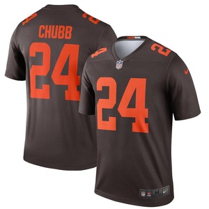 Mens Cleveland Browns Nick Chubb Nike Brown Alternate Legend Jersey