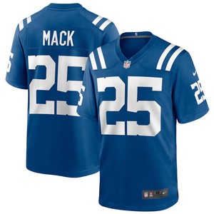 Mens Indianapolis Colts Marlon Mack Nike Royal Game Player Jersey