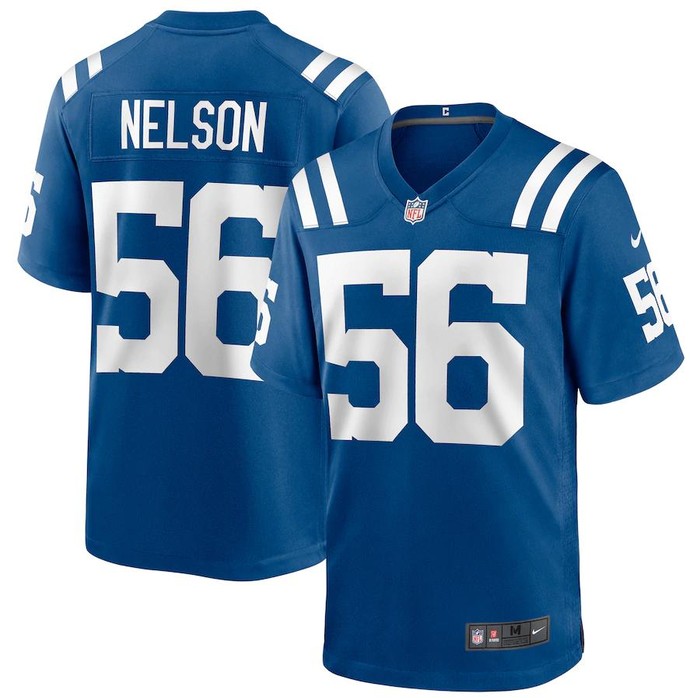 Mens Indianapolis Colts Quenton Nelson Nike Royal Player Game Jersey