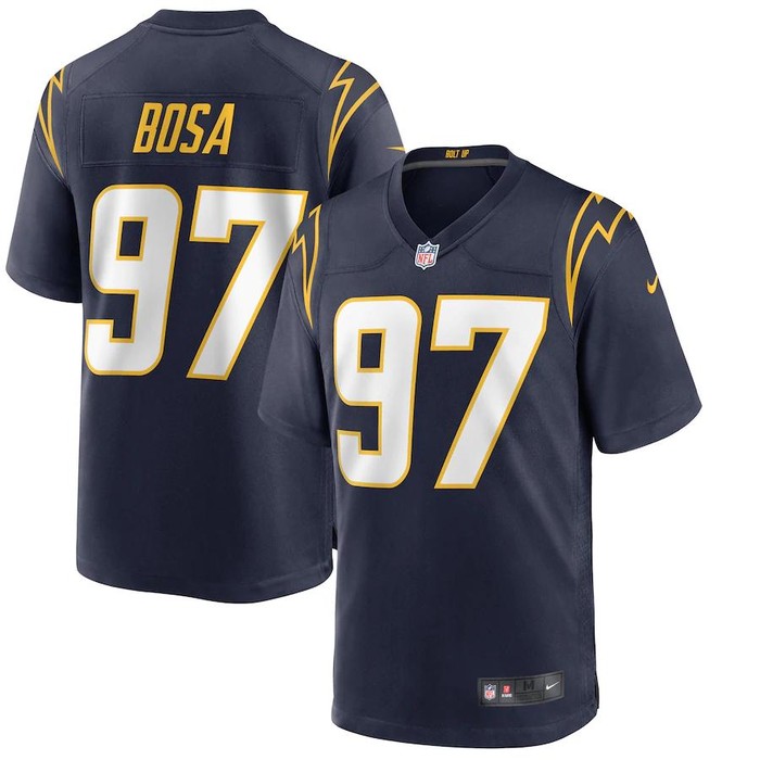 Mens Los Angeles Chargers Joey Bosa Nike Navy Alternate Game Jersey - Cocomos