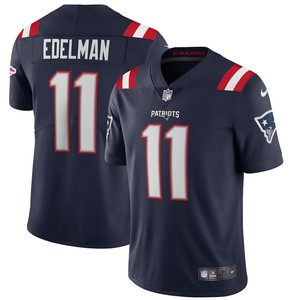 Mens New England Patriots Julian Edelman Nike Navy Vapor Limited Jersey