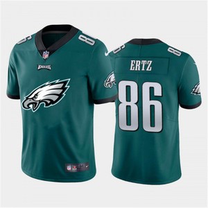 Mens Philadelphia Eagles #86 Zach Ertz Green 2020 Team Big Logo Limited Stitched Jersey