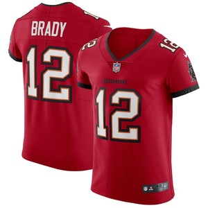 Mens Tampa Bay Buccaneers Tom Brady Nike Red Vapor Elite Jersey