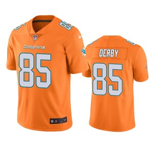 Miami Dolphins A.j. Derby Orange Nike Color Rush Limited Jersey