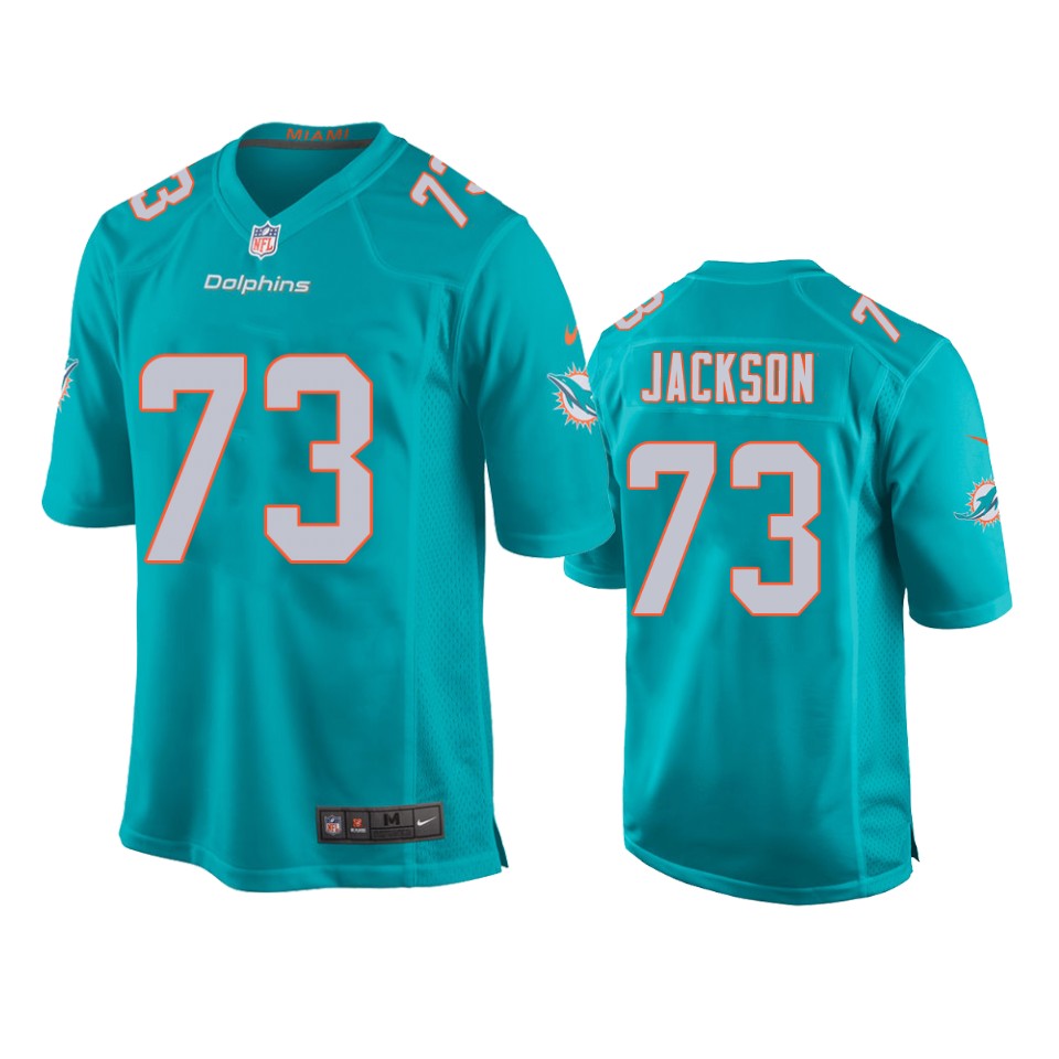 Miami Dolphins Austin Jackson Aqua 2020 Nfl Draft Game Jersey - Cocomos