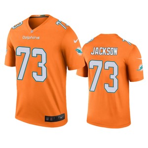 Miami Dolphins Austin Jackson Orange Color Rush Legend Jersey