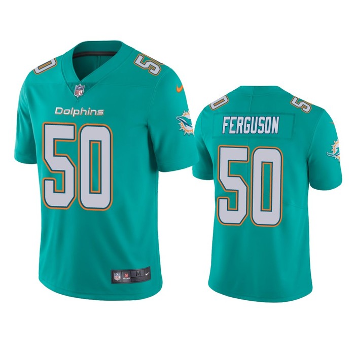 Miami Dolphins Blake Ferguson Aqua Vapor Untouchable Limited Jersey - Cocomos