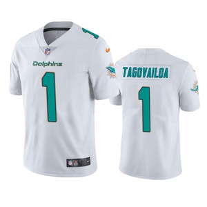 Miami Dolphins Tua Tagovailoa White 2020 Nfl Draft Vapor Limited Jersey - Cocomos