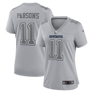 Micah Parsons Dallas Cowboys Womens Atmosphere Fashion Game Jersey - Gray Nfl - Cocomos