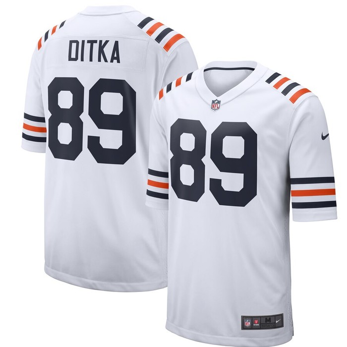 Mike Ditka Chicago Bears Nike 2019 Alternate Classic Retired Player Game Jersey - White