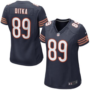 Mike Ditka Chicago Bears Nike Womens Retired Game Jersey - Navy Blue