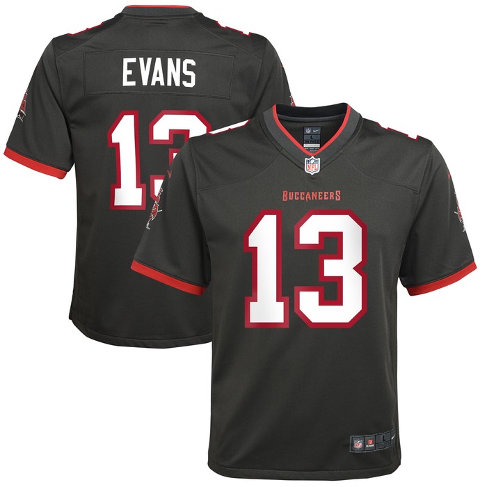 Mike Evans Tampa Bay Buccaneers Alternate Game Jersey - Pewter Nfl - Cocomos