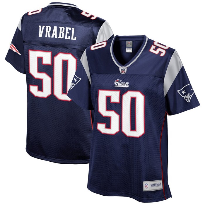 Mike Vrabel New England Patriots Nfl Pro Line Womens Retired Player Jersey - Navy - Cocomos