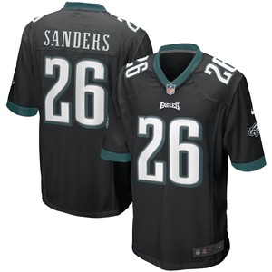 Miles Sanders Philadelphia Eagles Game Jersey - Black Nfl