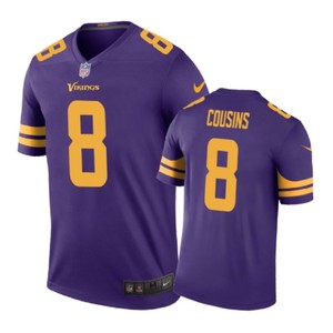 Minnesota Vikings #8 Kirk Cousins Nike Color Rush Purple Jersey