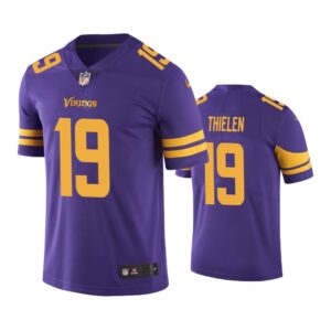 Minnesota Vikings Adam Thielen Purple Nike Color Rush Limited Jersey - Cocomos