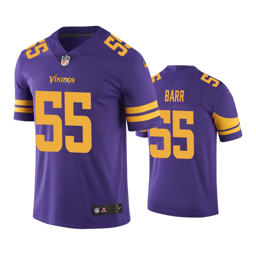 Minnesota Vikings Anthony Barr Purple Nike Color Rush Limited Jersey - Cocomos