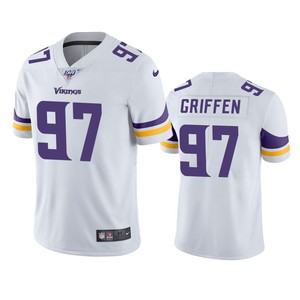 Minnesota Vikings Everson Griffen White 100th Season Vapor Limited Jersey