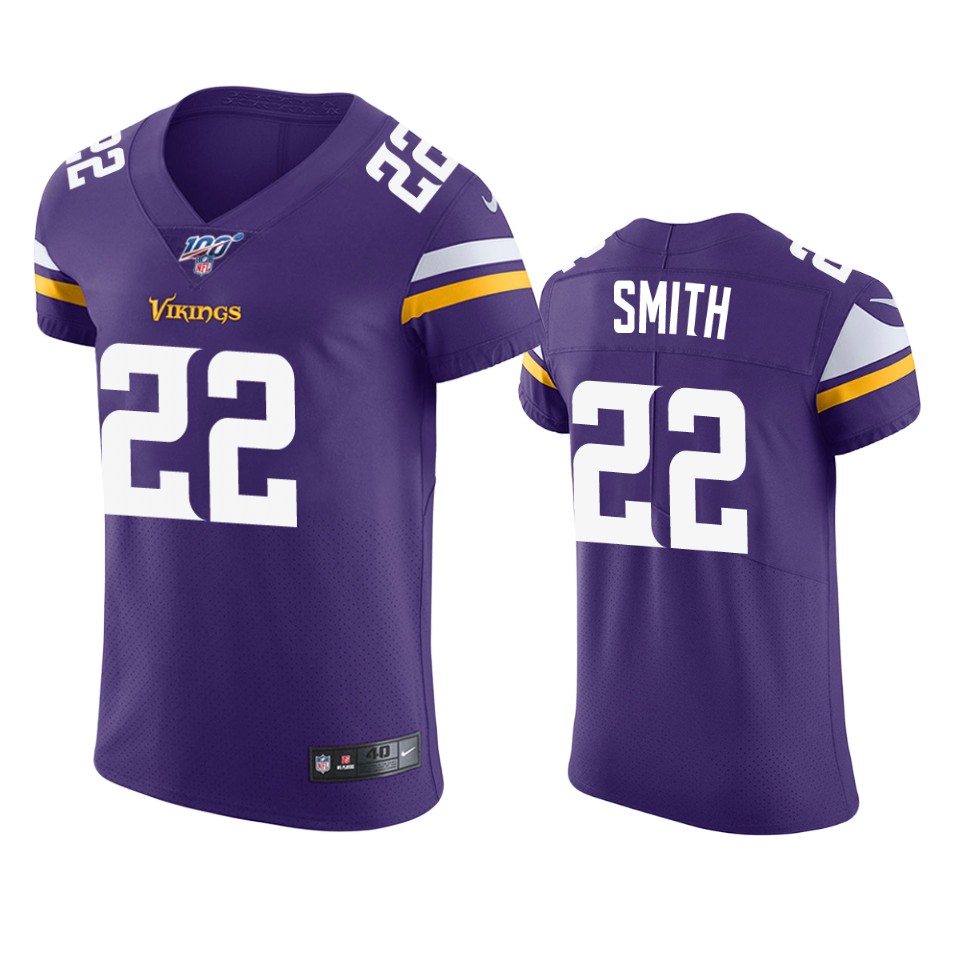 Minnesota Vikings Harrison Smith Purple 100th Season Vapor Elite Jersey - Cocomos