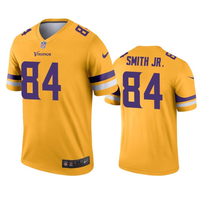 Minnesota Vikings Irv Smith Jr. Gold Inverted Legend Jersey