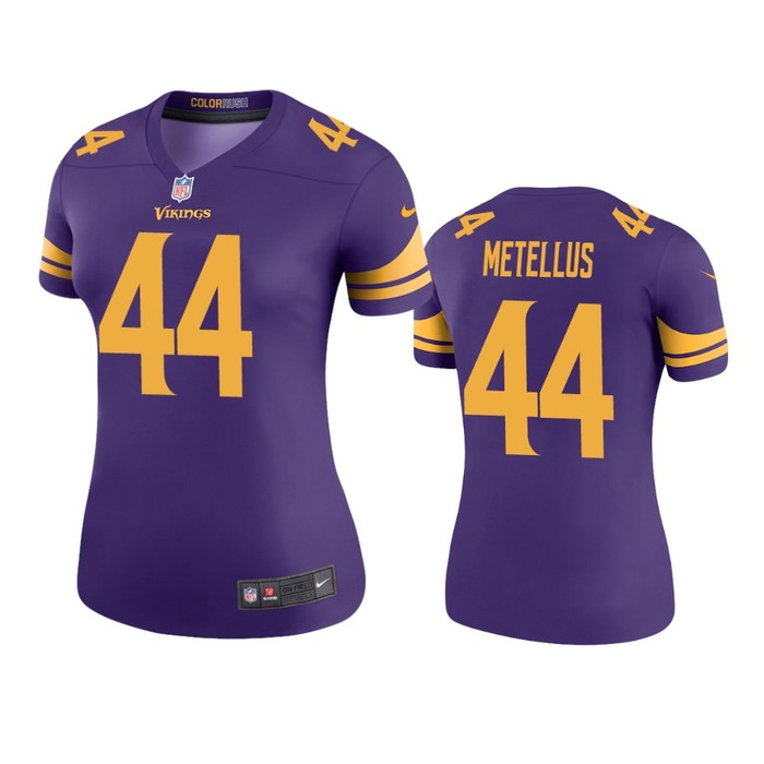 Minnesota Vikings Josh Metellus Purple Color Rush Legend Jersey - Womens