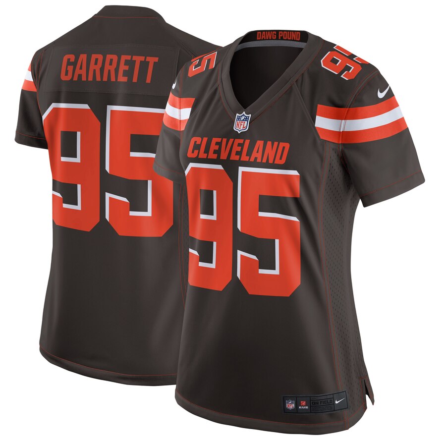 Myles Garrett Cleveland Browns Nike Womens Game Jersey - Brown - Cocomos