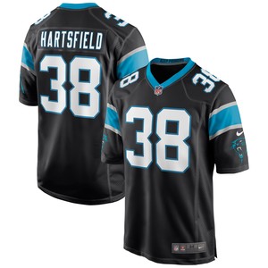 Myles Hartsfield Carolina Panthers Game Jersey - Black Nfl - Cocomos