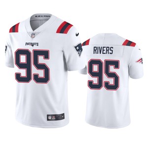 New England Patriots Derek Rivers White 2020 Vapor Limited Jersey - Mens - Cocomos