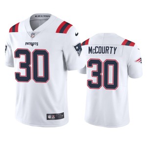 New England Patriots Jason Mccourty White 2020 Vapor Limited Jersey - Mens