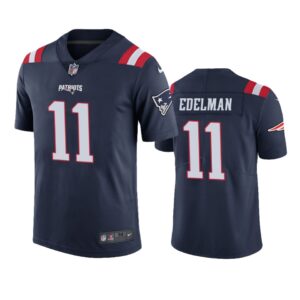 New England Patriots Julian Edelman Navy Nike Color Rush Limited Jersey - Cocomos