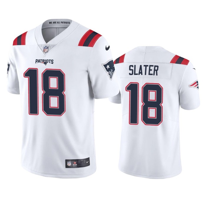 New England Patriots Matthew Slater White 2020 Vapor Limited Jersey - Mens