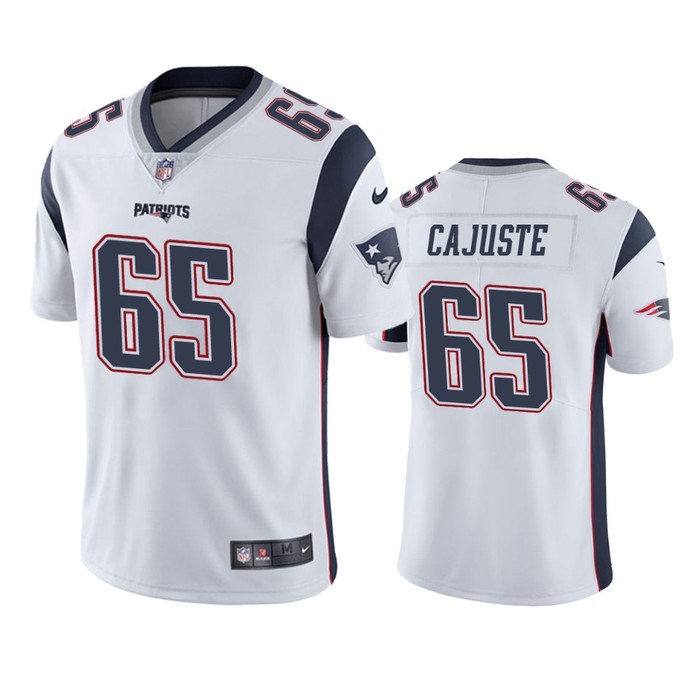 New England Patriots Yodny Cajuste White Vapor Limited Jersey - Cocomos