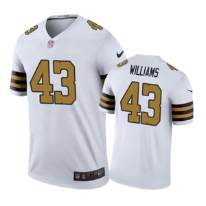 New Orleans Saints #43 Marcus Williams Nike Color Rush White Jersey - Cocomos