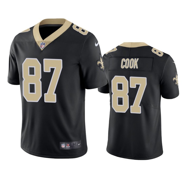 New Orleans Saints #87 Jared Cook Black Vapor Untouchable Limited Jersey - Mens - Cocomos