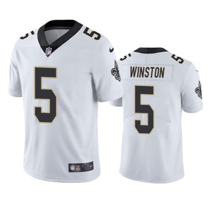 New Orleans Saints Jameis Winston White Vapor Limited Jersey