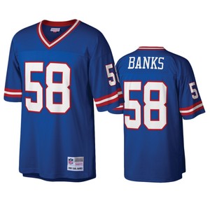 New York Giants Carl Banks Royal Legacy Replica Jersey - Cocomos