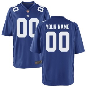 New York Giants Custom Game Jersey Royal Custom Jerseys Nfl