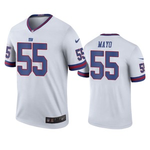 New York Giants David Mayo White Color Rush Legend Jersey