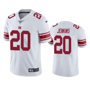 New York Giants Janoris Jenkins White 100th Season Vapor Limited Jersey - Cocomos