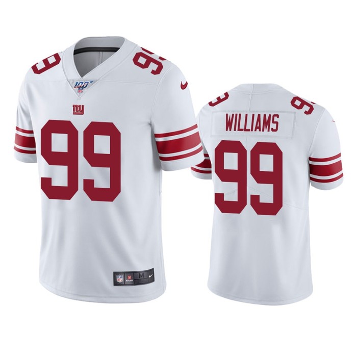 New York Giants Leonard Williams White 100th Season Vapor Limited Jersey