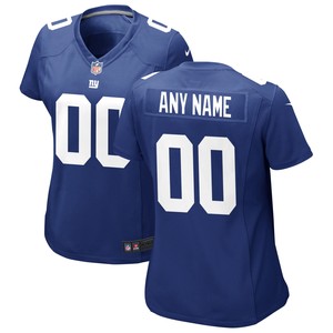 New York Giants Womens Custom Jersey Royal Custom Jerseys Nfl