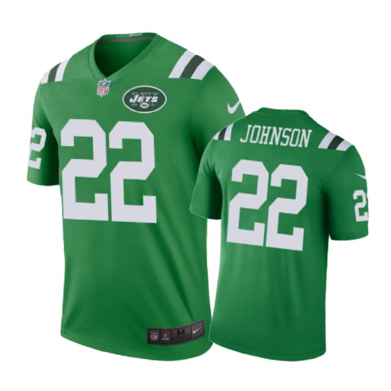 New York Jets #22 Trumaine Johnson Nike Color Rush Green Jersey - Cocomos